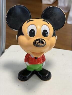 Vintage Disney 1976 Mattel Mickey Mouse Chatter Chums Pull-String Talking Toy